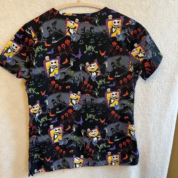 Nursing scrubs Disney Tim Burton’s Nightmare Before Christmas size XS - Picture 5 of 7